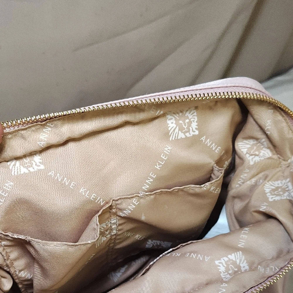 Anne Klein Soft Pink Cosmetic Bag
